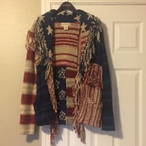 Ralph Lauren denim and supply American flag sweater